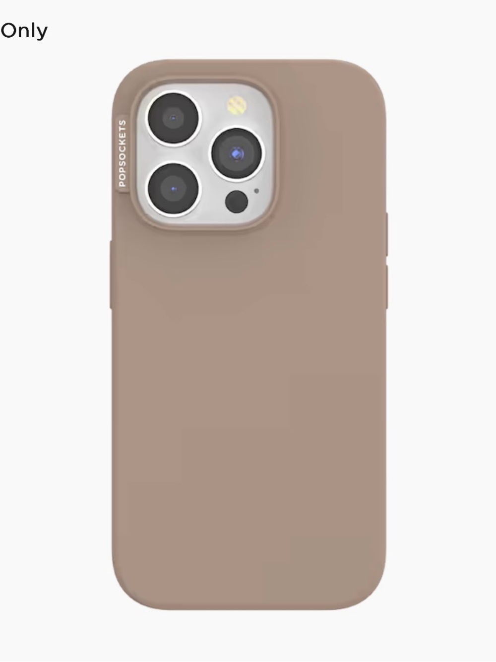 PopSocket iPhone 15 Pro MagSafe Case Soft Touch Latte